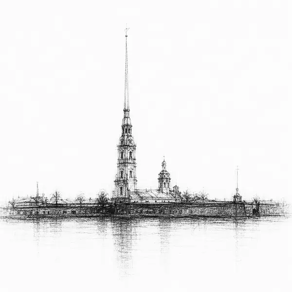 needle spire of the fortress cathedral